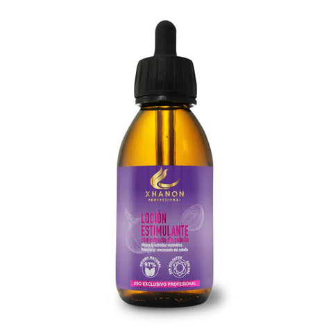 Loción Especial Estimulante Natural con Cebolla Xhanon